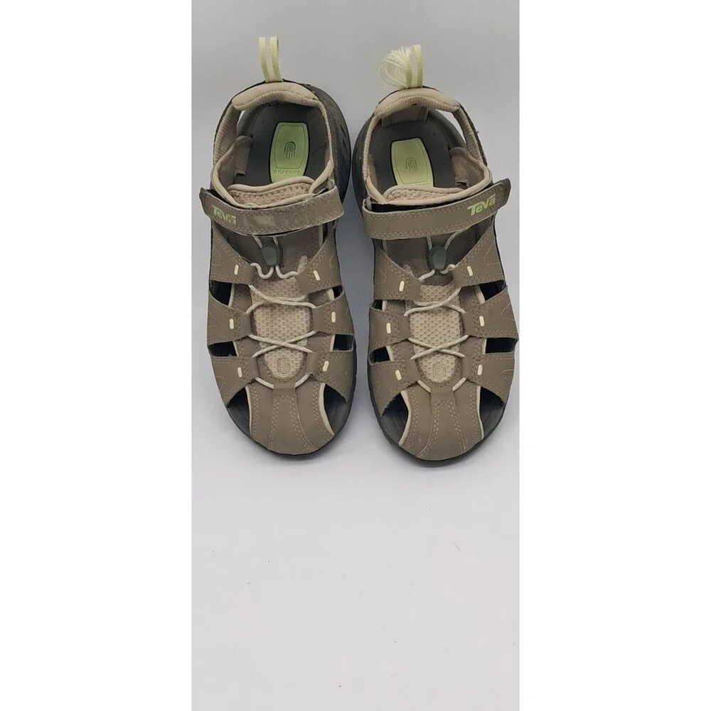 Teva Hiking Sandals Womens 10 Gray Dozer Closed Toe Outdoor Water Shoes 4173